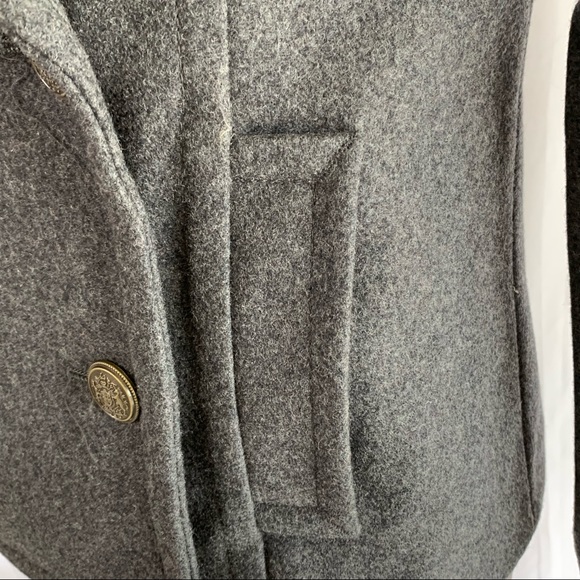 NWOT! Banana Republic Wool Sturdy Gray Jacket - Picture 4 of 10